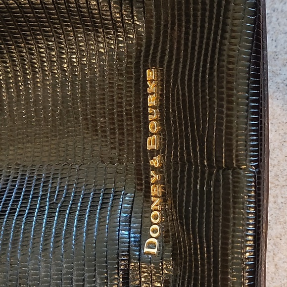 Large black D&B textured leather satchel - Picture 7 of 9